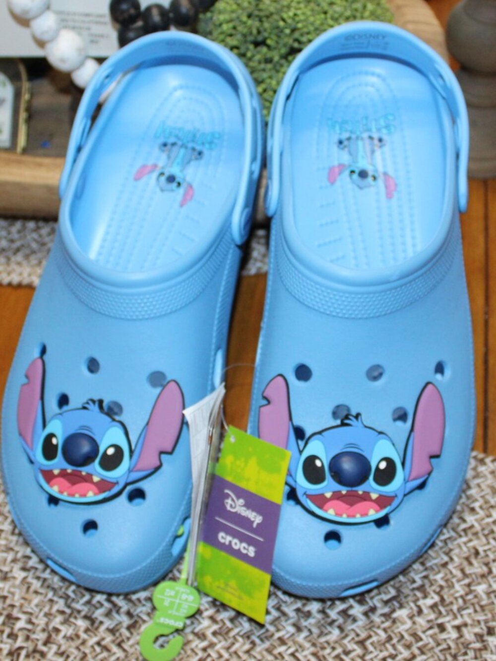 NWT Disney Stich Crocs Men's size 13 AWESOME!!